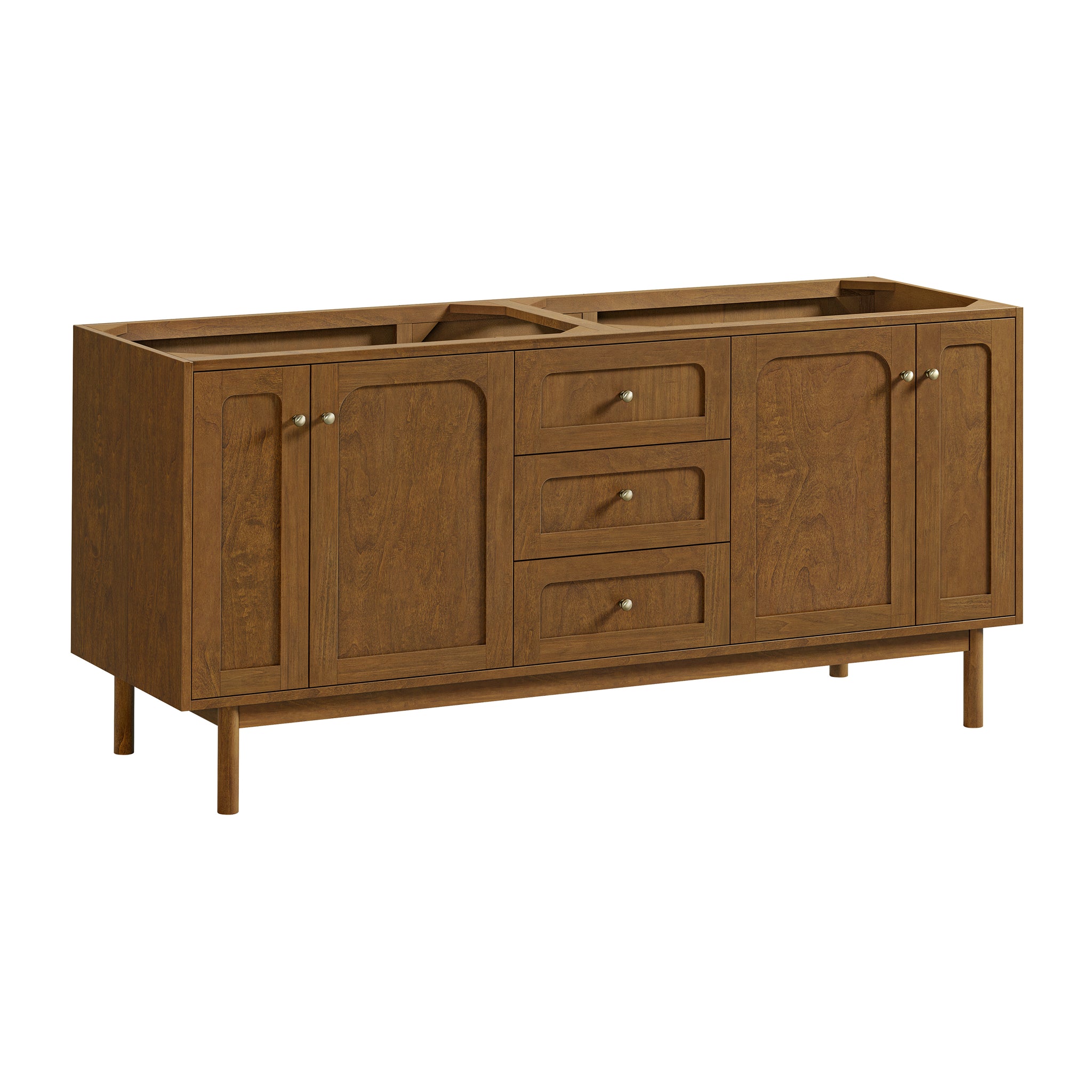James Martin Laurent 72" Dual Mount Double Bathroom Vanity, Honey Oak, view 20