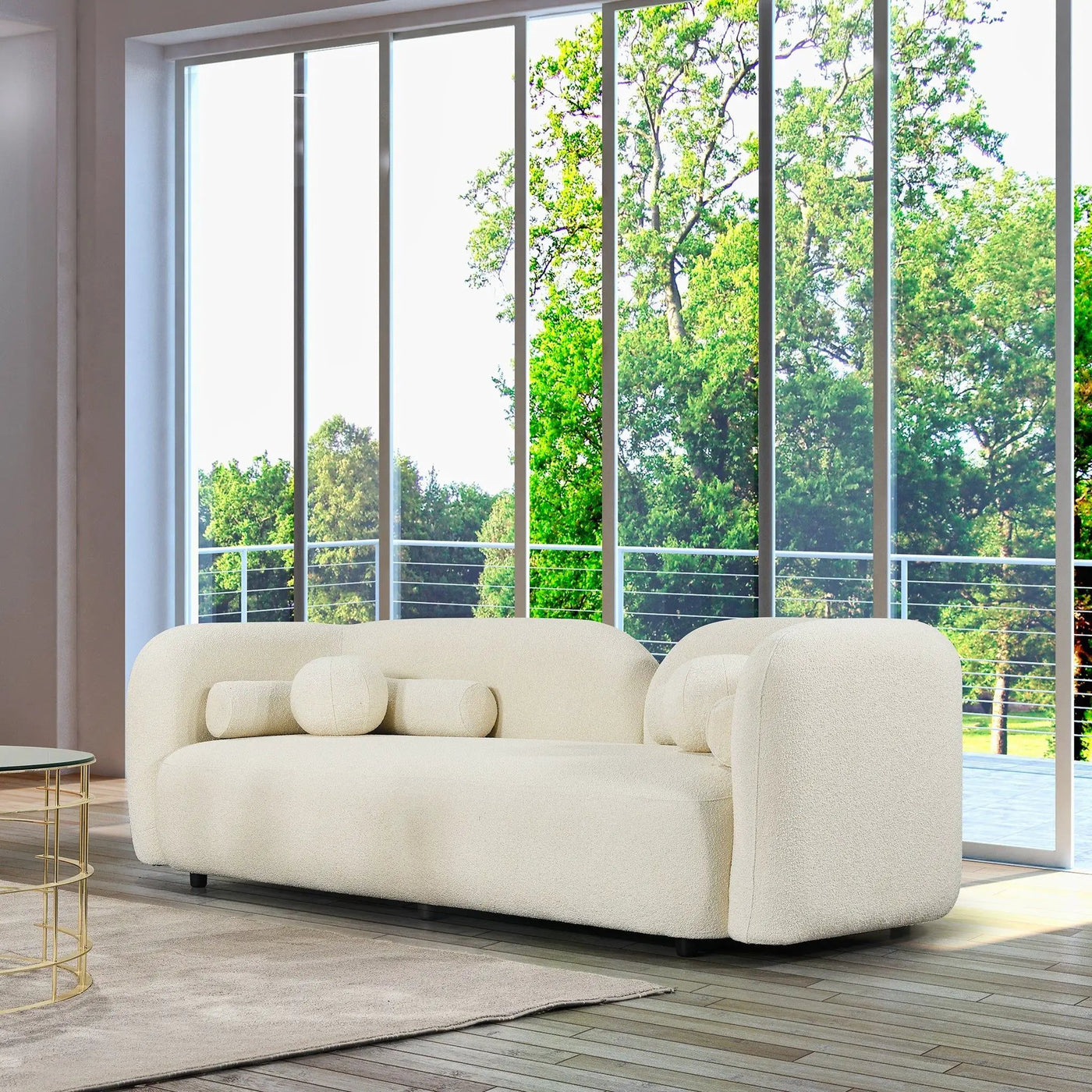 Donna - Japandi Design Boucle Sofa by HouseOfZazla