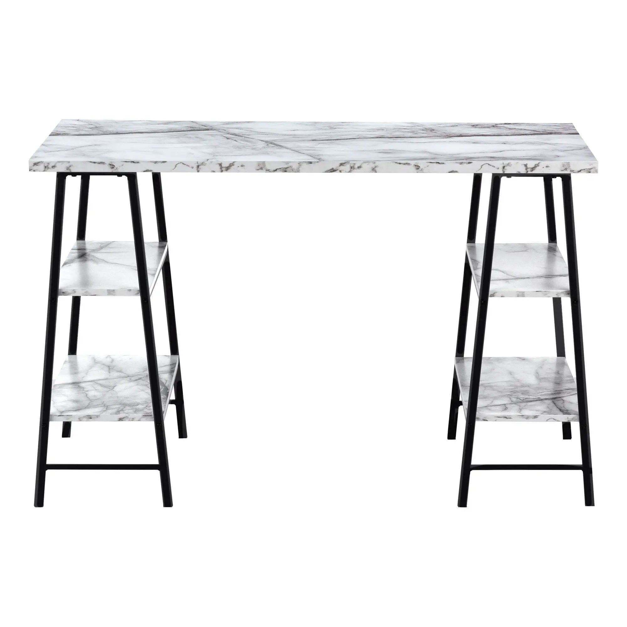 Computer Desk For Home Office, Laptop, Storage Shelves, Contemporary & Modern by Unique Piece Furniture