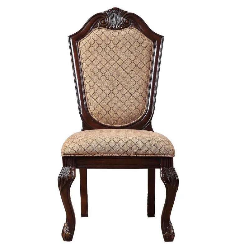 Chateau De Ville - Side Chair (Set of 2) - Fabric & Espresso by Unique Piece Furniture