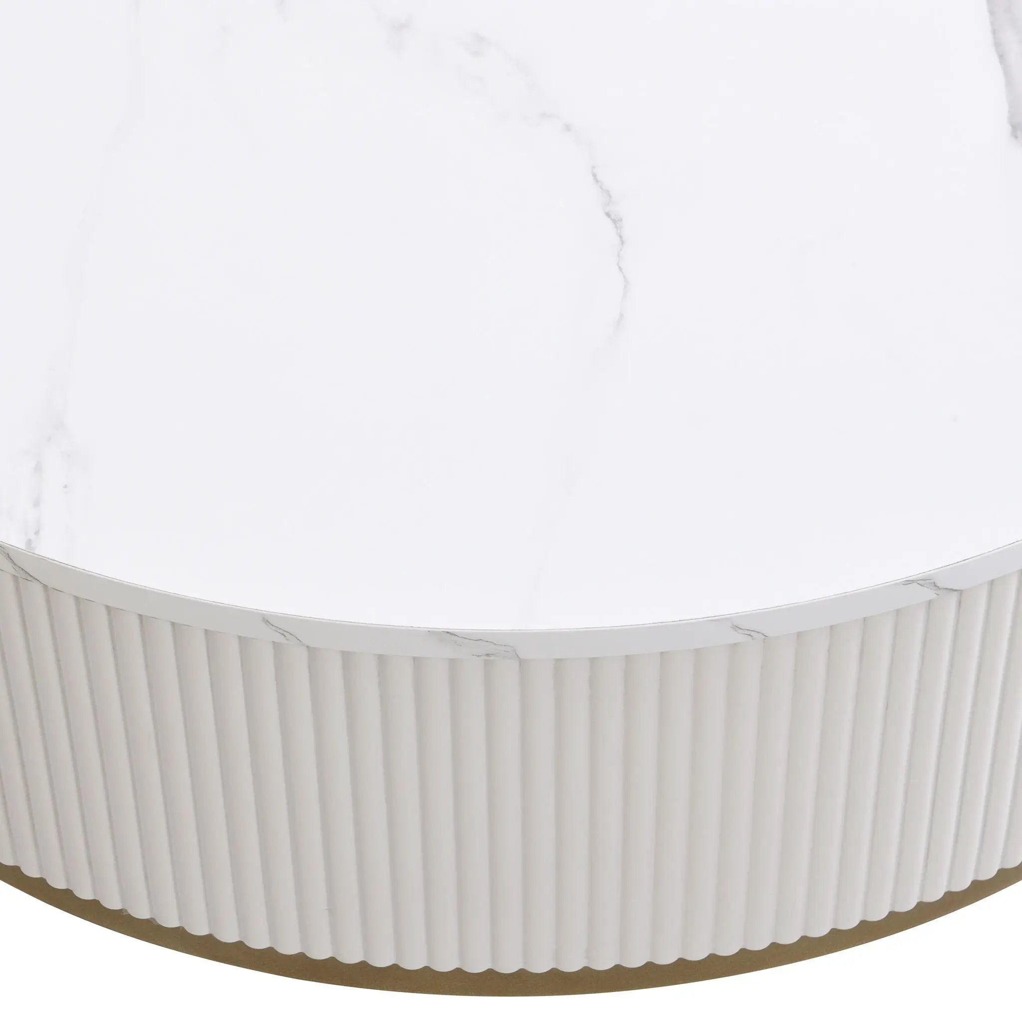 Modern Round Table With Drawers by HouseOfZazla