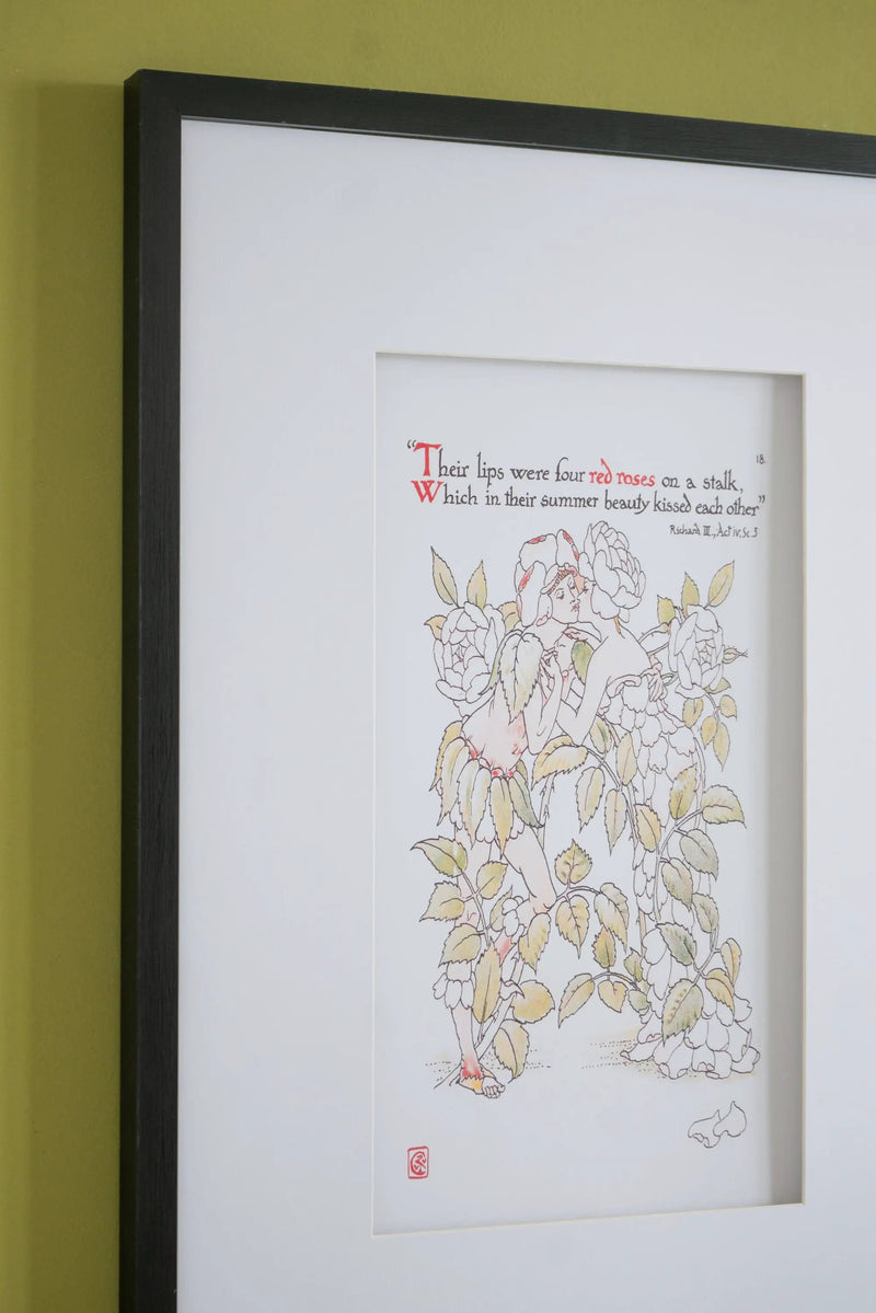 Set of 2 Wall Arts with Black Frames by HouseOfZazla
