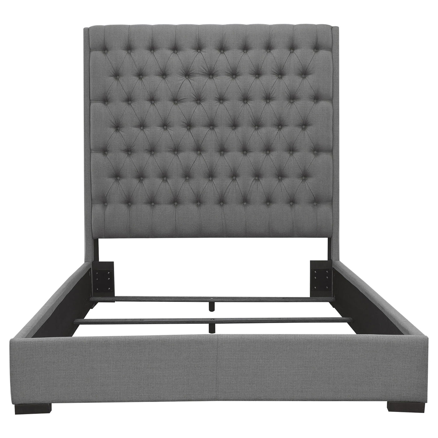 Copper - Tufted Upholstered Panel Bed by HouseOfZazla