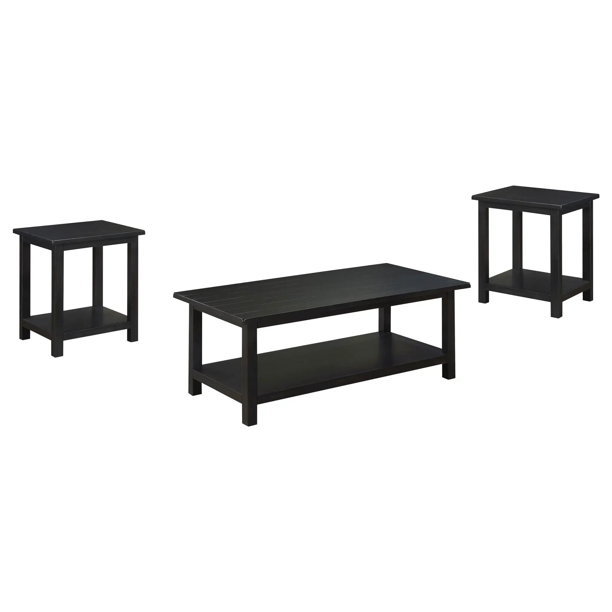 Payne 3-piece Coffee and End Table Set Distressed Java by Unique Piece Furniture