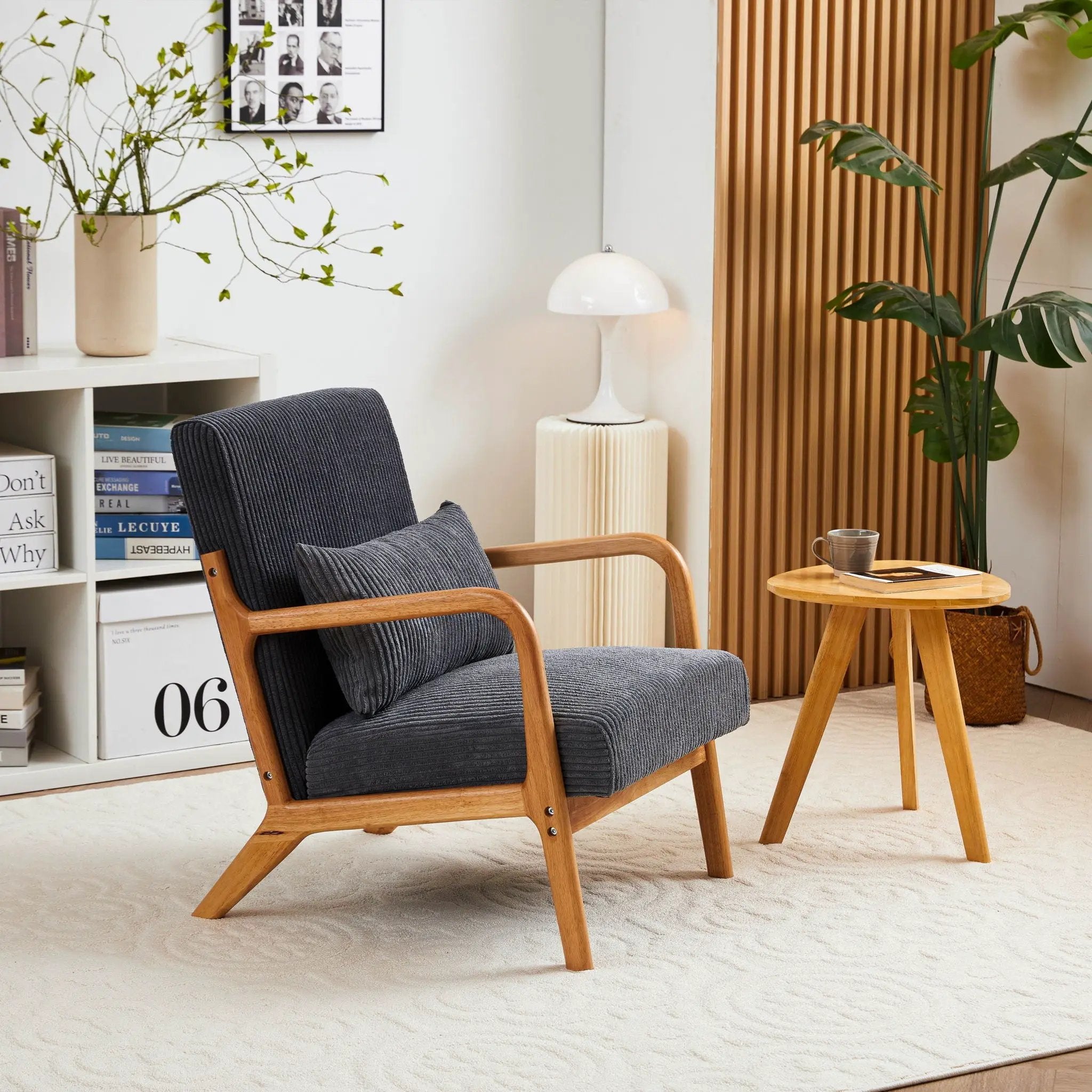Accent Arm Chair With Pillow Upholstered by Unique Piece Furniture