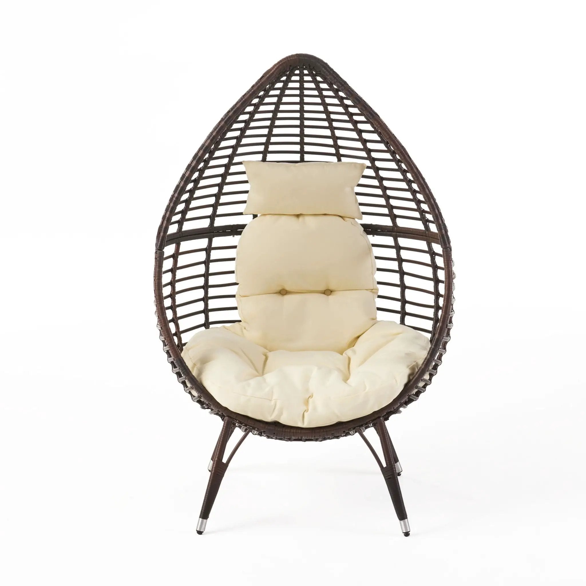 Cutter Teardrop Patio Chair with Water-Resistant Cushion by HouseOfZazla