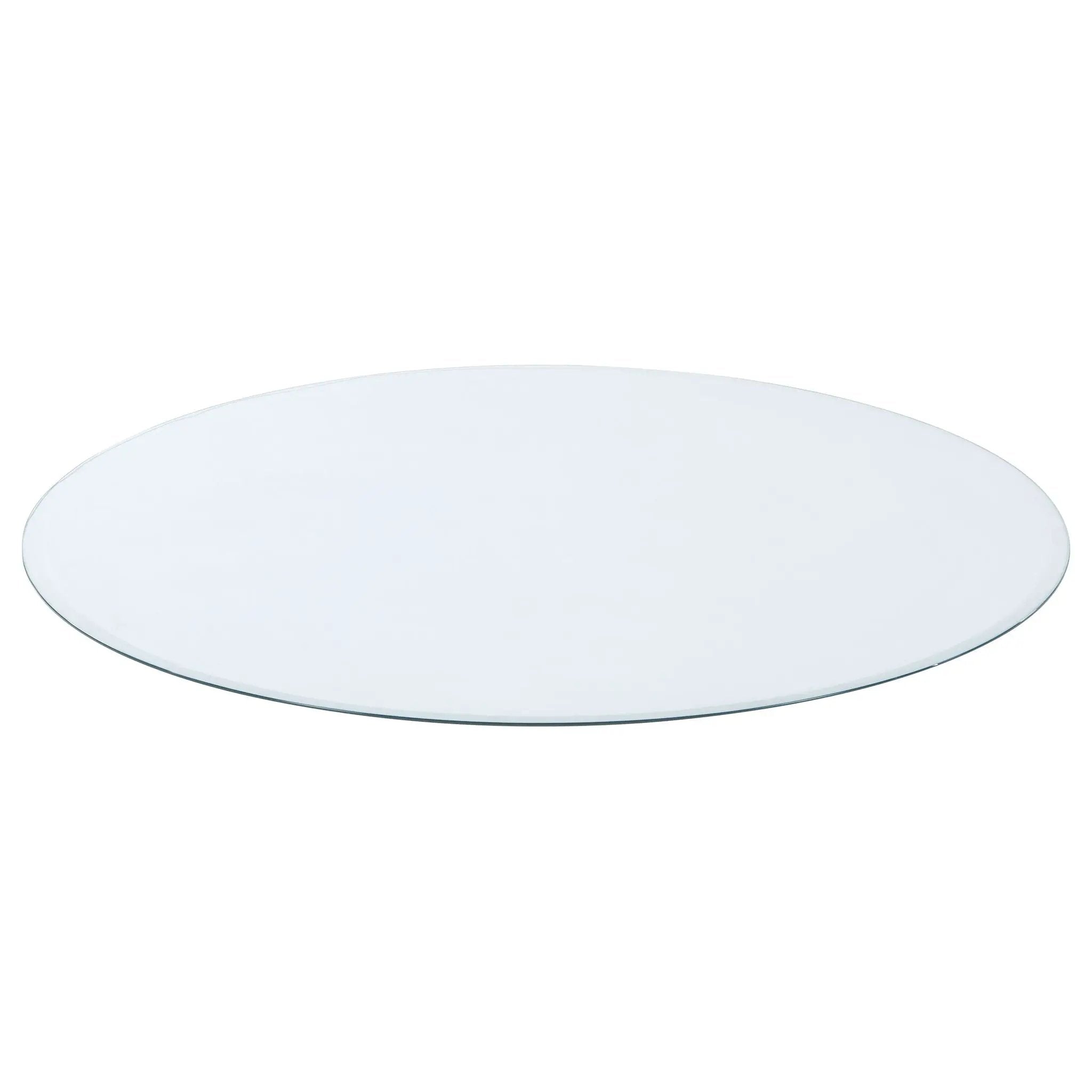 Glass Tops 48-inch 6mm Round Clear Tempered Glass Top by Unique Piece Furniture