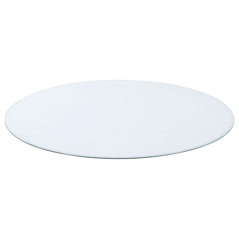 Glass Tops 48-inch 6mm Round Clear Tempered Glass Top by Unique Piece Furniture