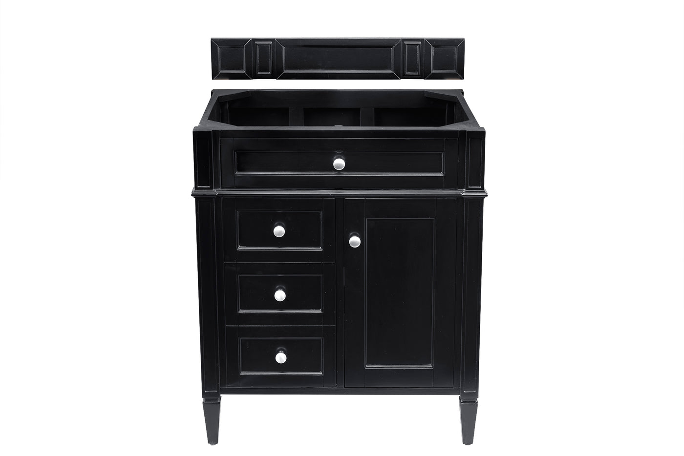 James Martin Brittany 30" Single Bathroom Vanity, Black Onyx, view 14