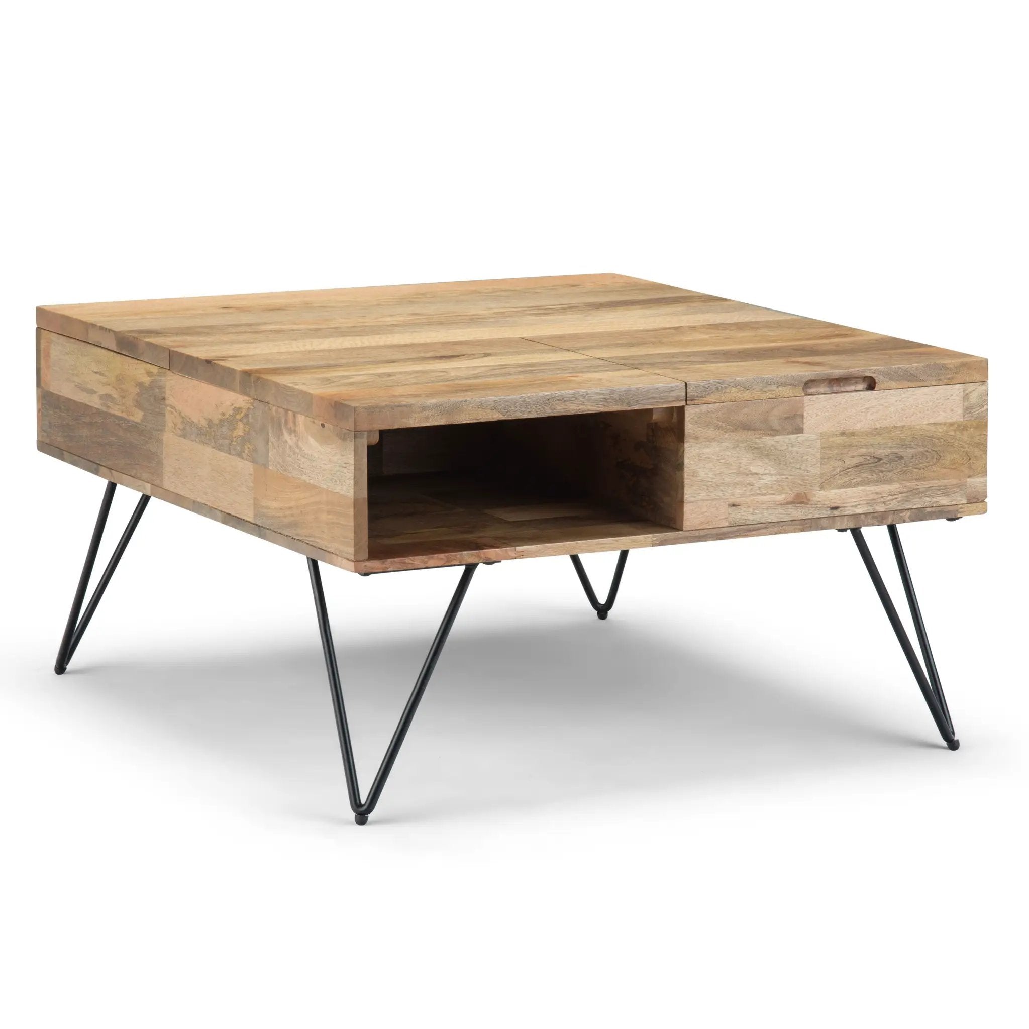 Hunter - Lift Top Square Coffee Table - Natural by Unique Piece Furniture