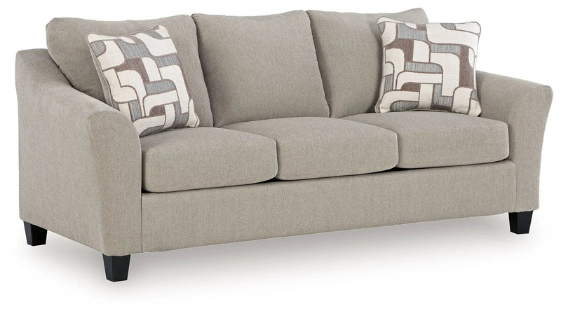 Willarae - 2 Pc. - Sofa, Loveseat - Taupe by Unique Piece Furniture