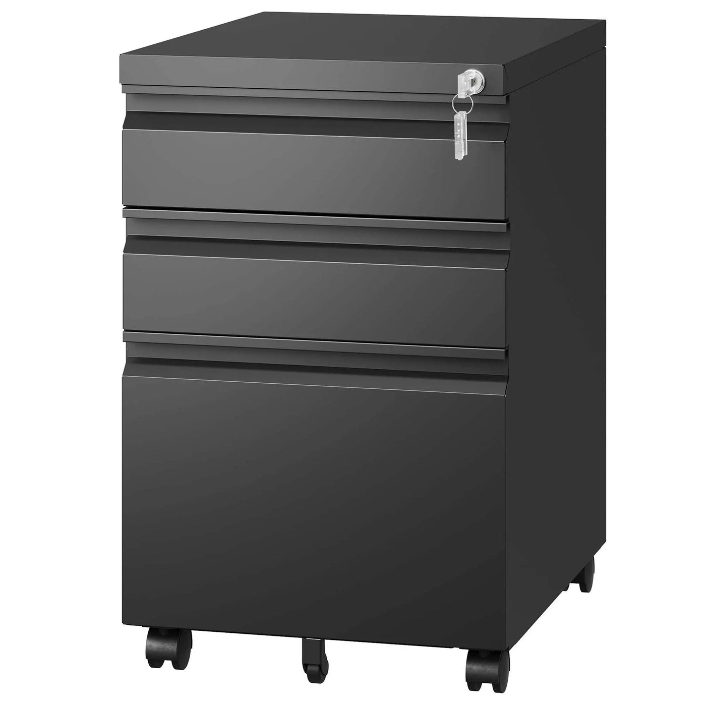 Metal Drawer Mobile File Cabinet With Lock For Home Office Organizer by HouseOfZazla