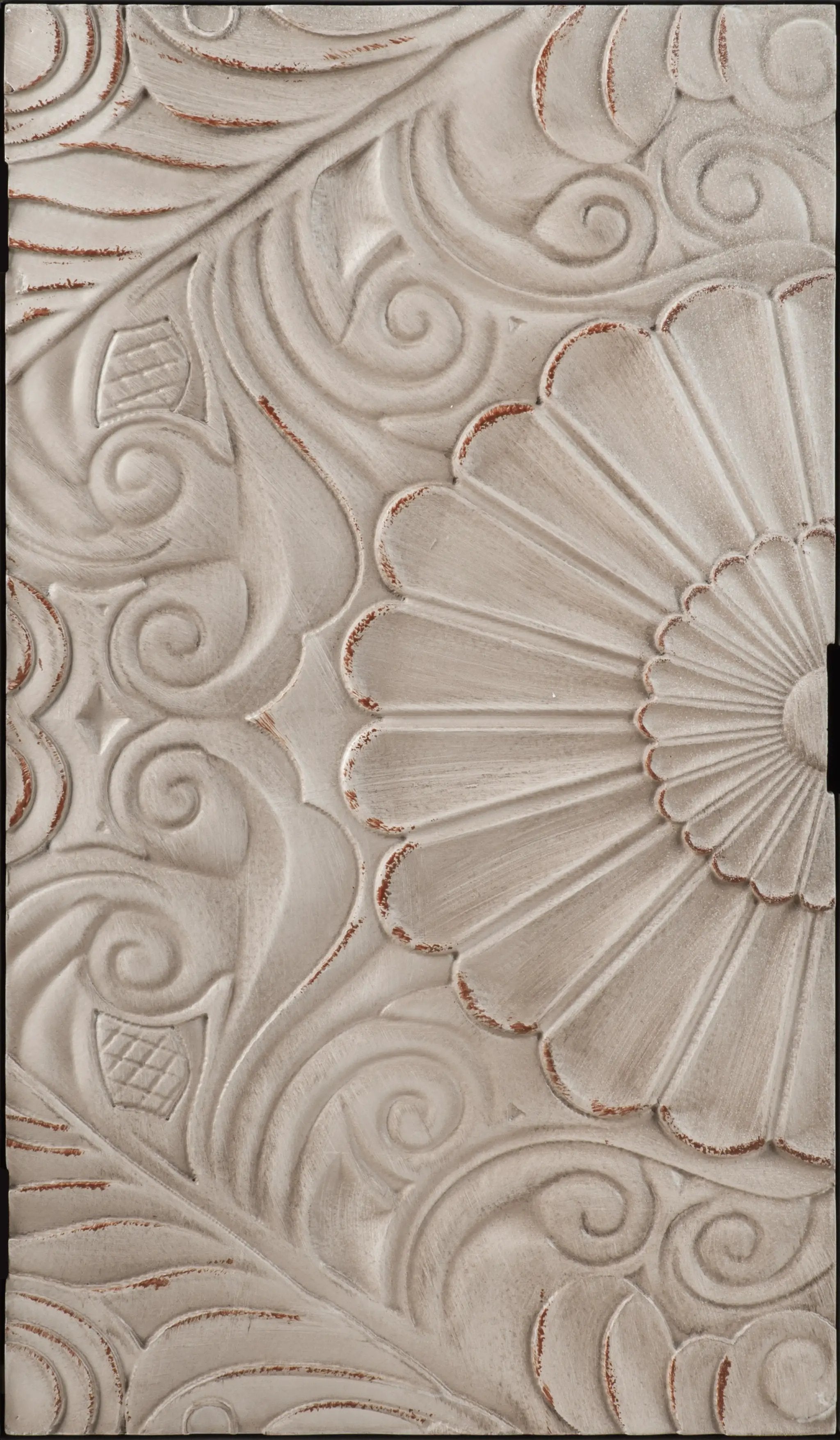 Hand-Carved Accent Cabinet with Drawer and Doors by HouseOfZazla