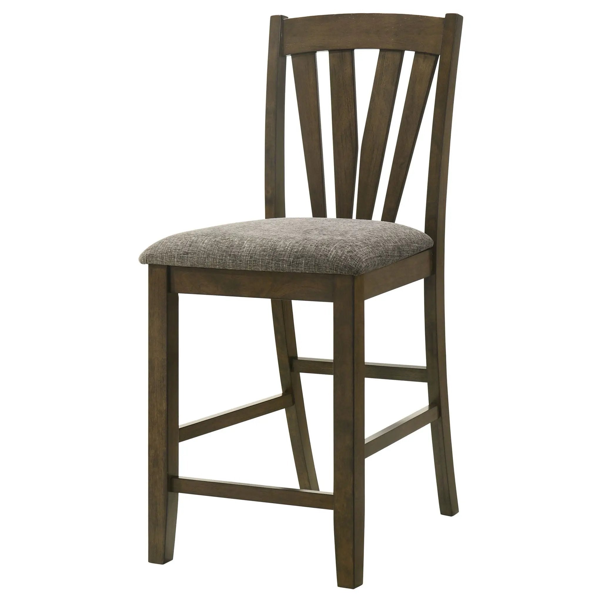 Canfield Counter Height Dining Side Chair Brown (Set of 2) by Unique Piece Furniture