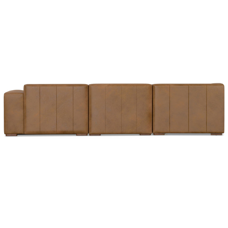 Rex - Handcrafted Sectional Sofa And Ottoman by HouseOfZazla