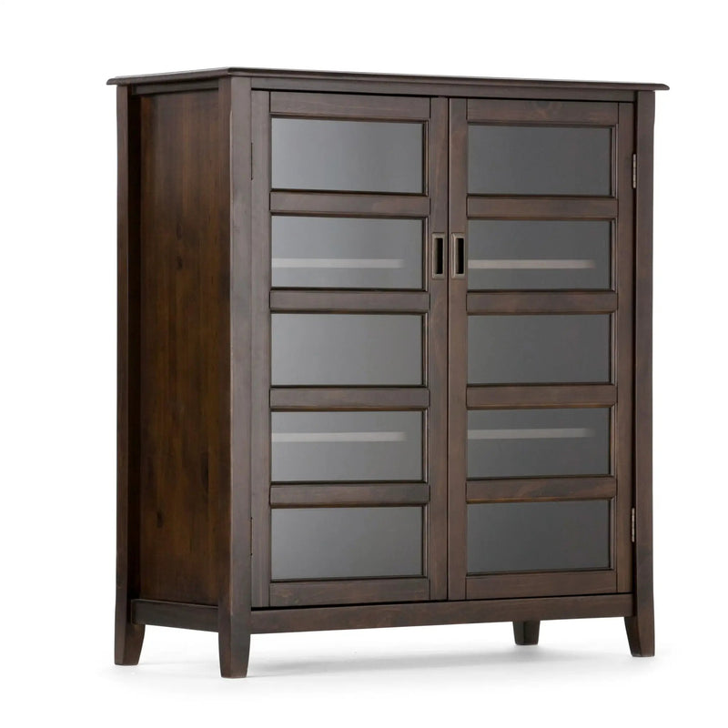 Burlington - Medium Storage Cabinet - Mahogany Brown by Unique Piece Furniture