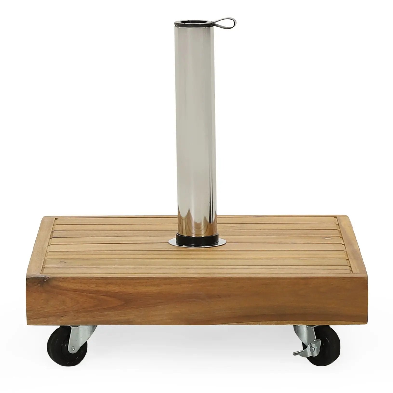 Ralph Square Umbrella Base - Teak by HouseOfZazla