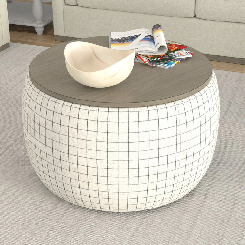 Storage Ottoman - White by Unique Piece Furniture