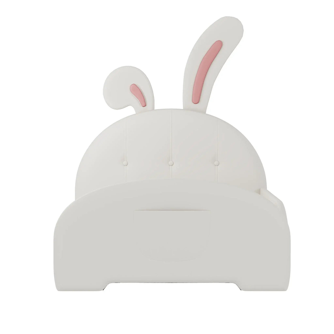 Upholstered Rabbit-Shape Princess Bed With Headboard And Footboard by Unique Piece Furniture
