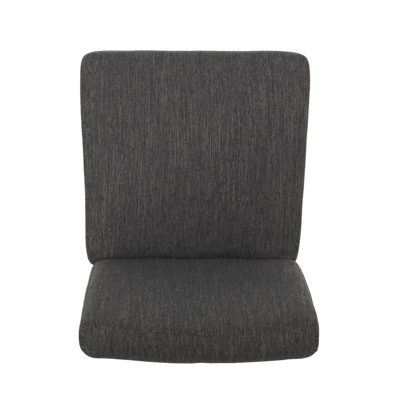 Contemporary Dining Chair with Upholstered Seating and Tapered Legs by HouseOfZazla