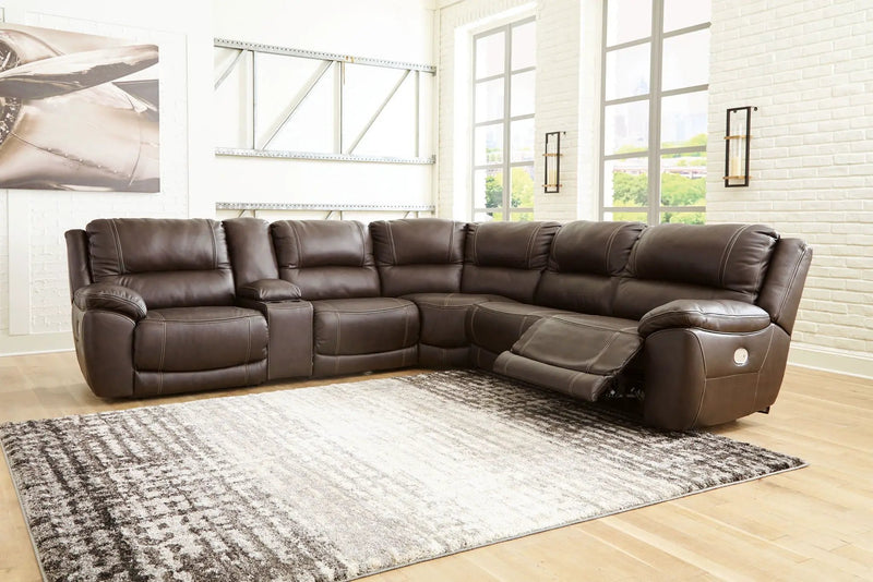 Dunleith - Power Reclining Sectional by Unique Piece Furniture