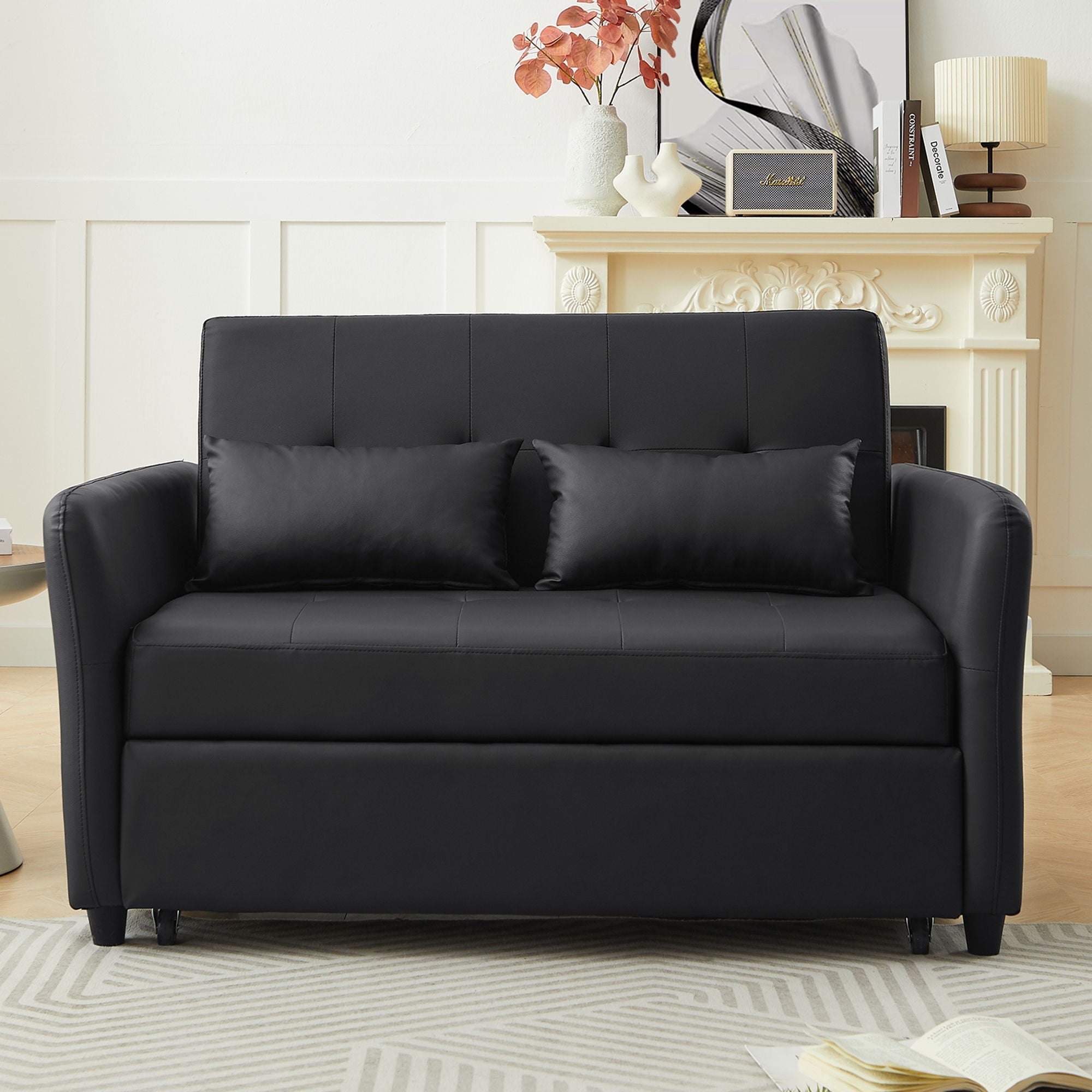 Convertible Sleeper Sofa Bed With 3 USB Ports by HouseOfZazla