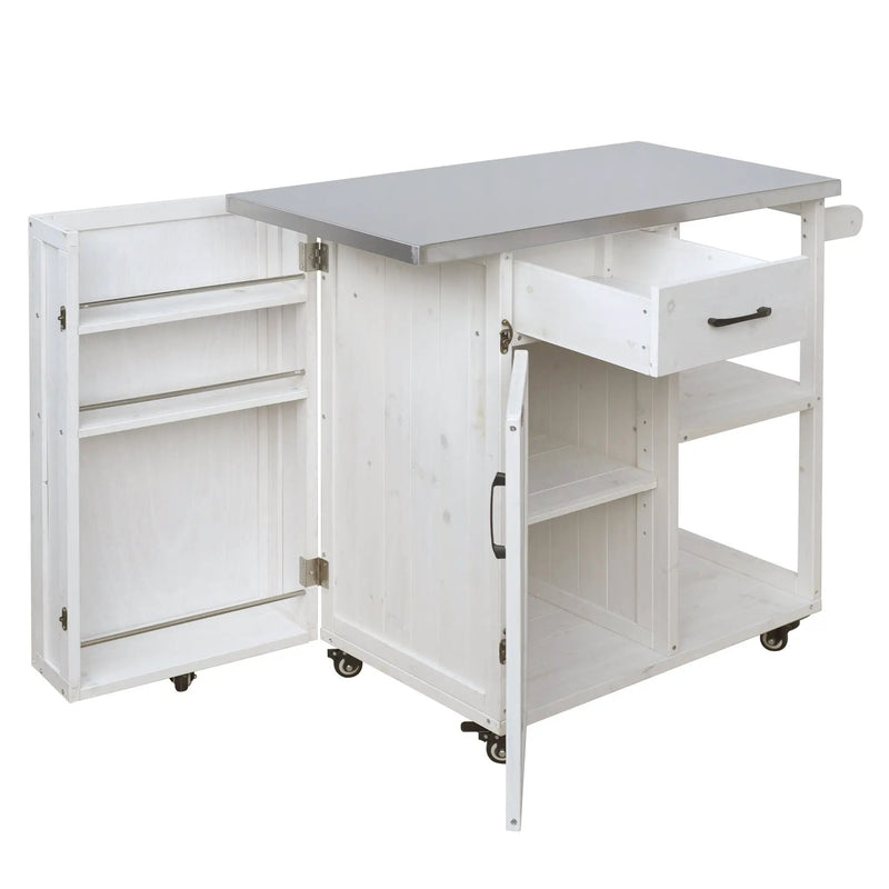 Outdoor Kitchen Island Fir Wood Prep Station by HouseOfZazla