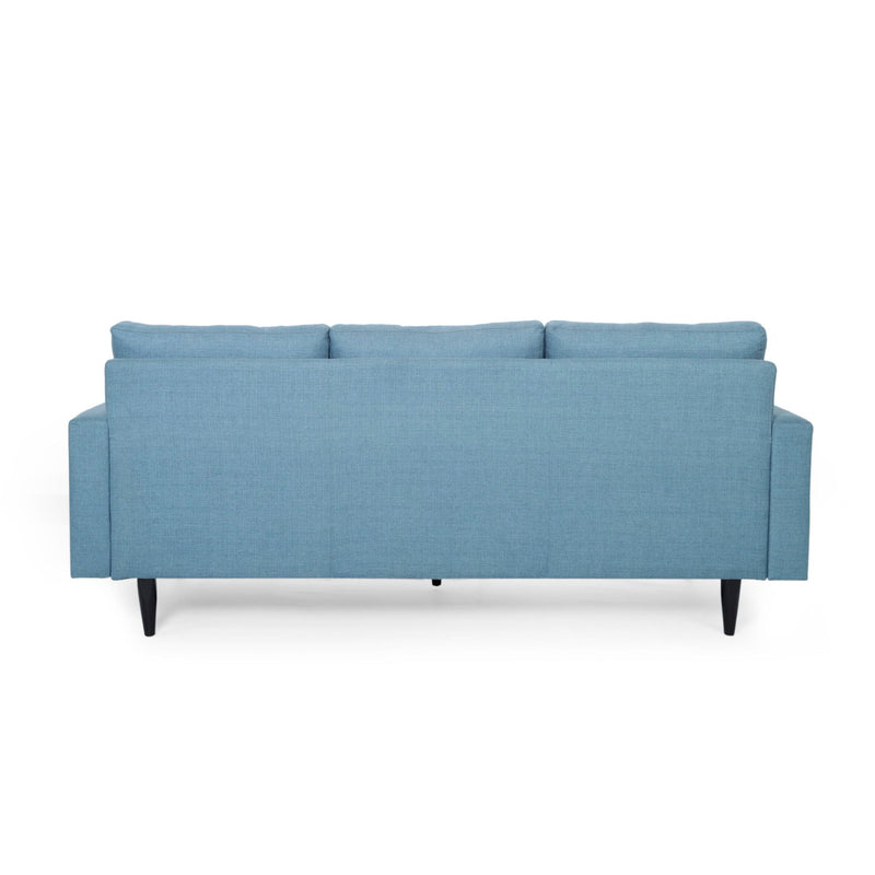Jenny Contemporary Tufted Fabric 3 Seater Sofa by HouseOfZazla