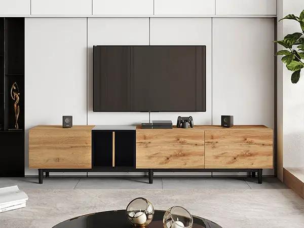 Modern Natural Wood color TV Stand by BLAKHOM