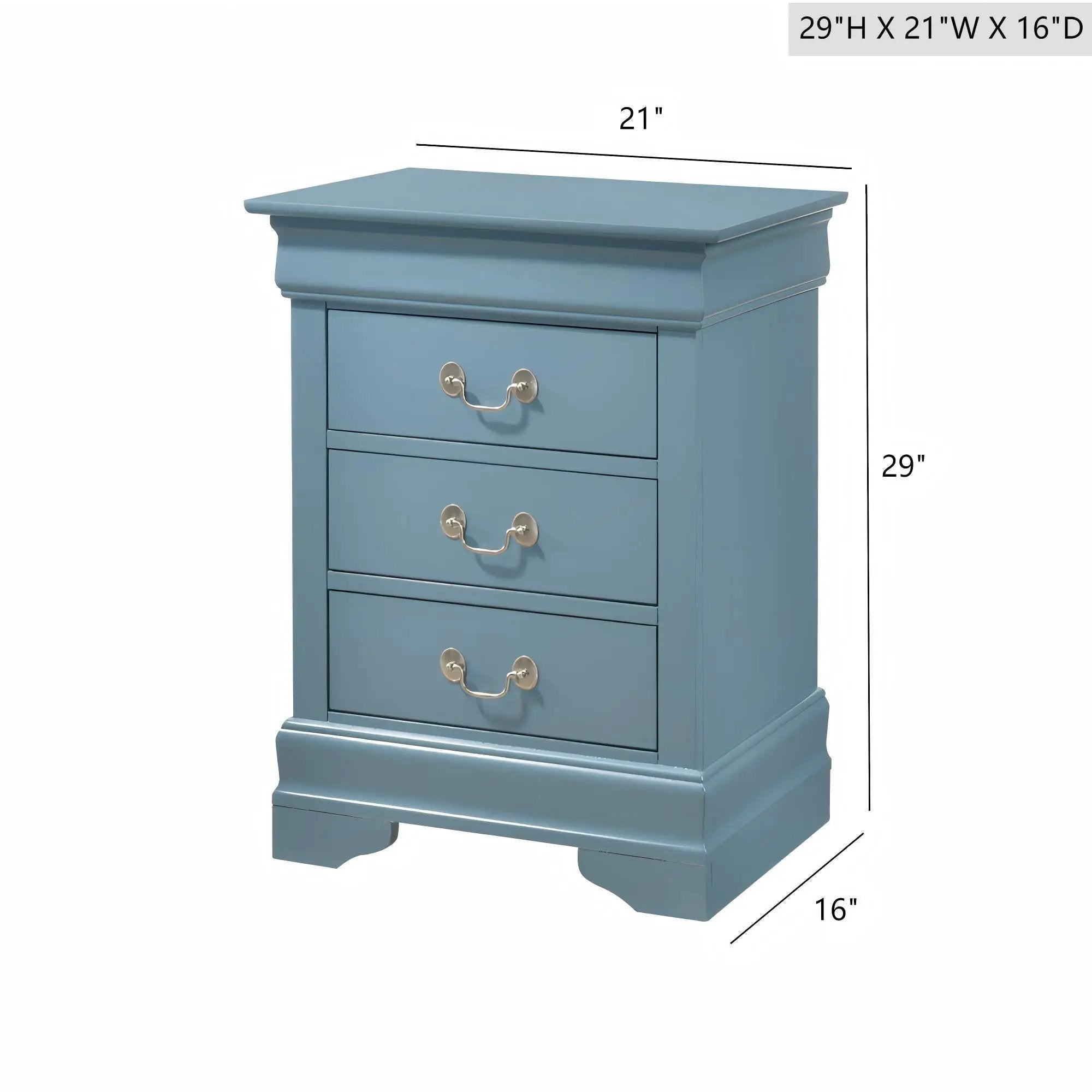 Louis Phillipe - Nightstand - Wood by HouseOfZazla
