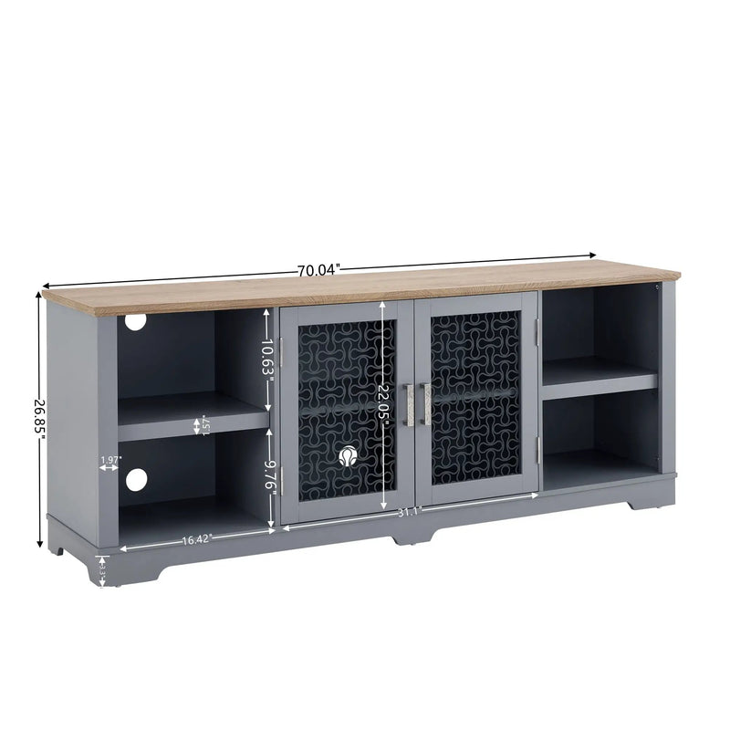 Modern Farmhouse TV Media Stand by BLAKHOM
