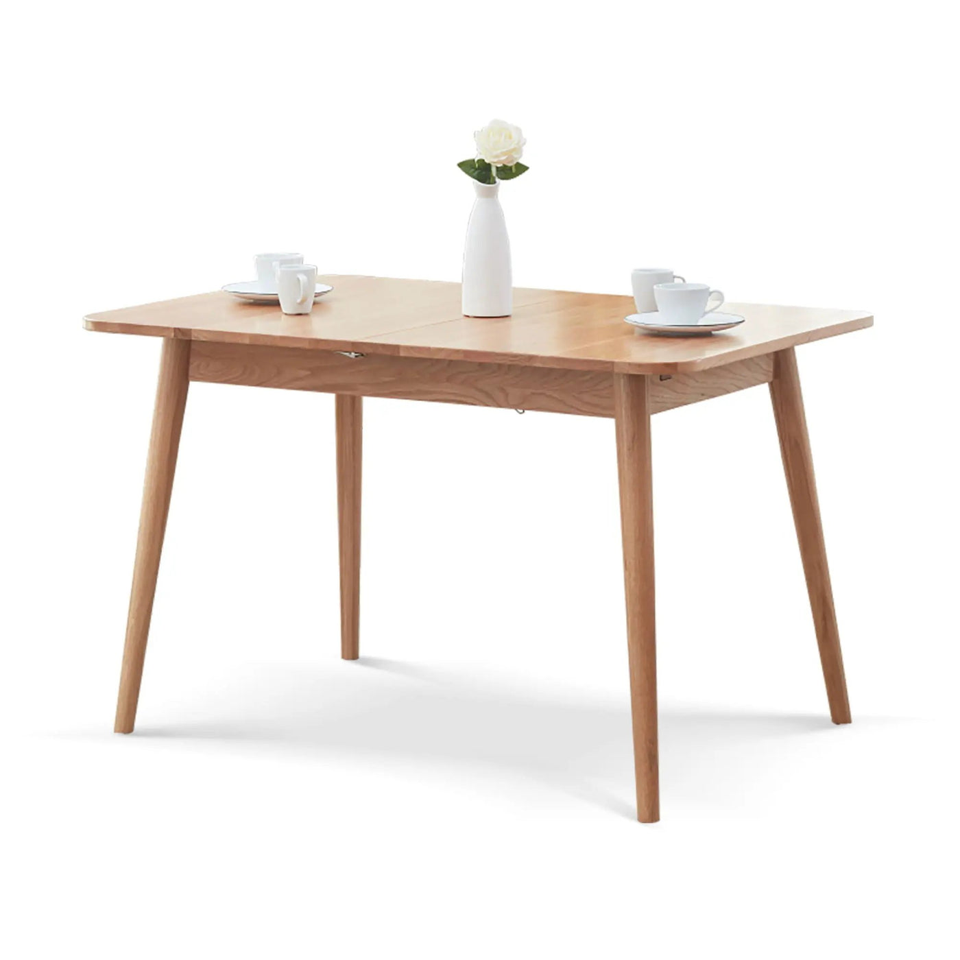 Round Corner Diagonal Leg Telescopic Table For 6 - 8 People To Meet Dining Table by Unique Piece Furniture