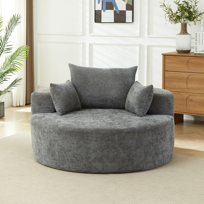 Single Sofa, Sleeper Chair For Living Room - Gray by HouseOfZazla