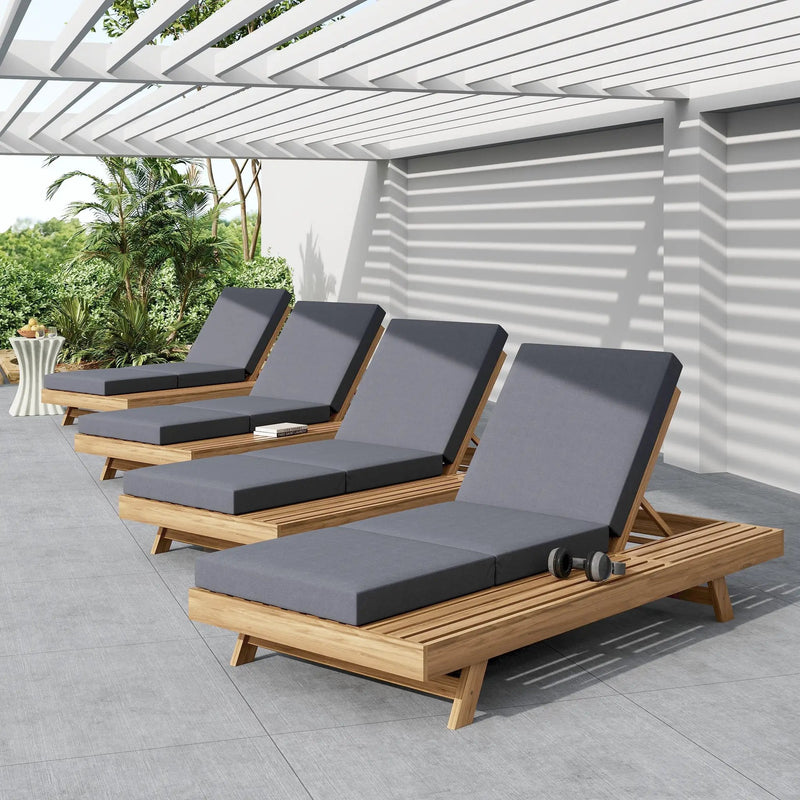 Lounge Chaise Set with Space Available on One Side by HouseOfZazla
