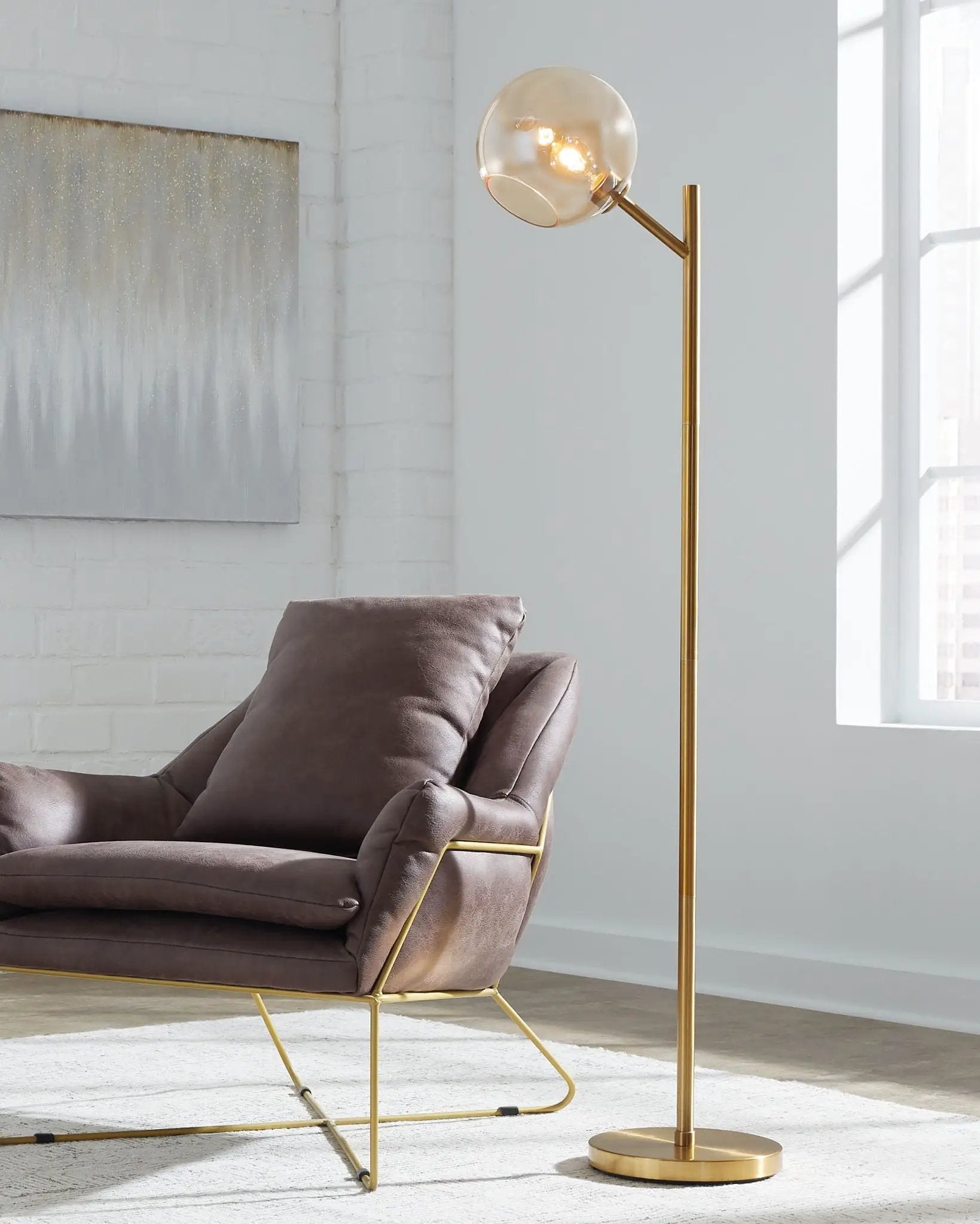 Abanson - Metal Lamp by Unique Piece Furniture