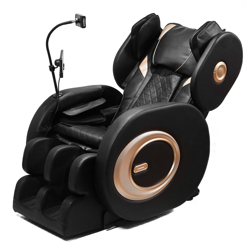 Automatic Massage Chair Recliner With Zero Gravity And Full Body Air Pressure - Black by HouseOfZazla