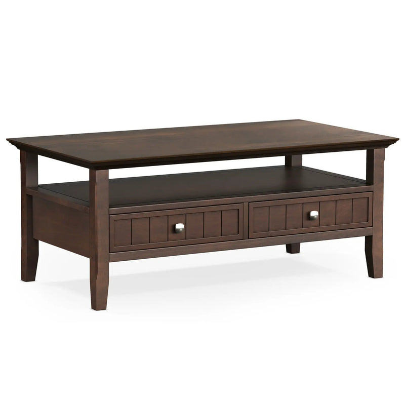 Acadian - Coffee Table With Drawer - Brown by HouseOfZazla
