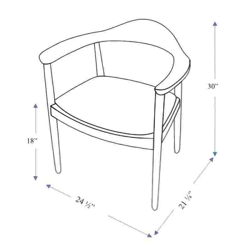 Kelly - Mid-Century Modern Dining Chair by HouseOfZazla