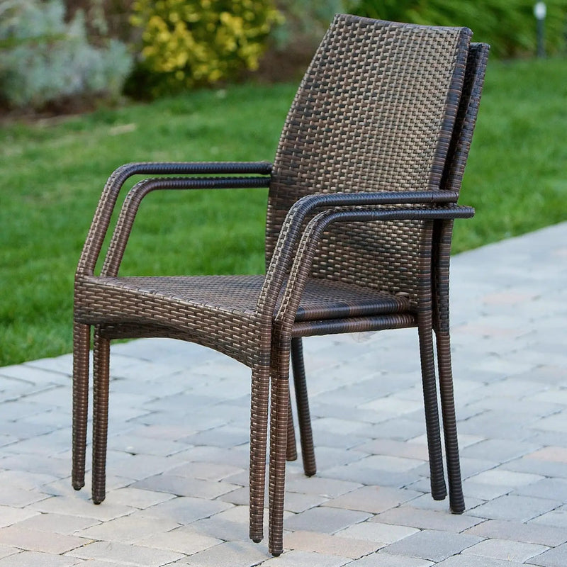 Outdoor Wicker Chairs, 54020 KD MP2, 2 Chairs/Set by HouseOfZazla