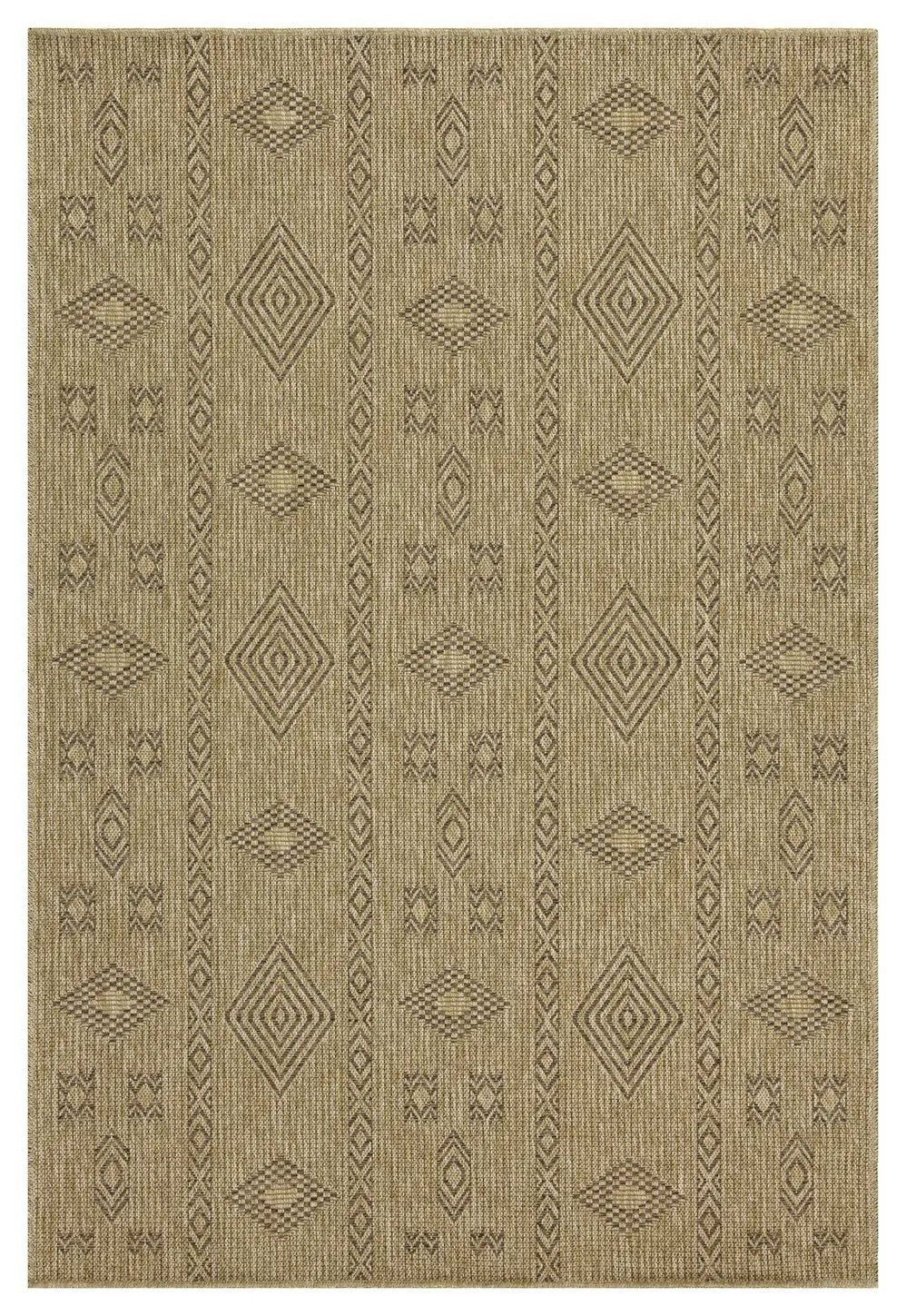 Earth GC_NTL1002 Jute/Mocha Area Rug by HouseOfZazla