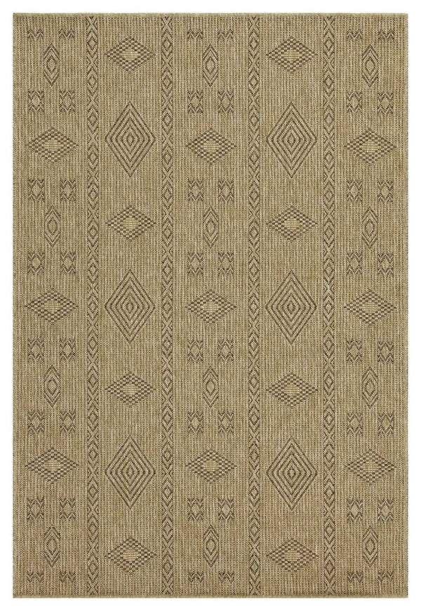 Earth GC_NTL1002 Jute/Mocha Indoor/Outdoor Area Rug