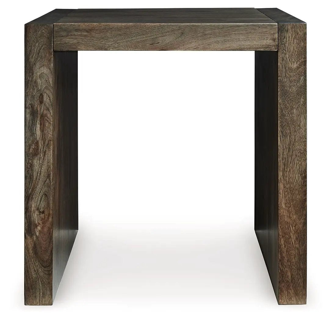 Dreggan - Square End Table - Brown by Unique Piece Furniture