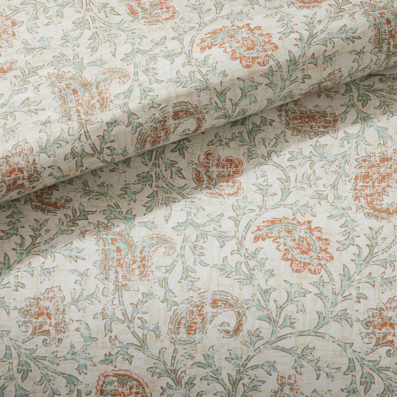 9 Piece Cotton Percale Comforter Set Coral Queen by HouseOfZazla
