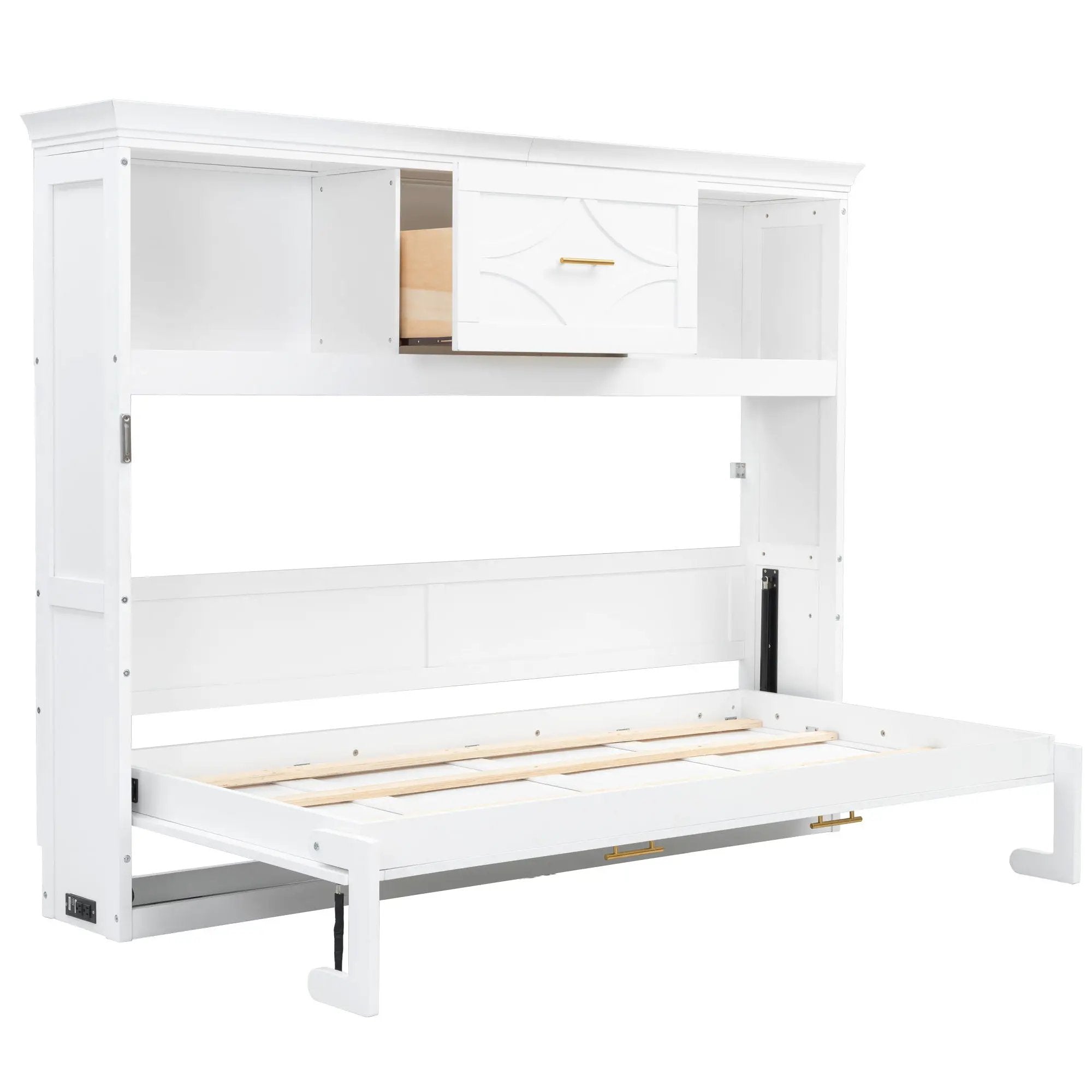Murphy Bed With Charging Station and Drawer by HouseOfZazla