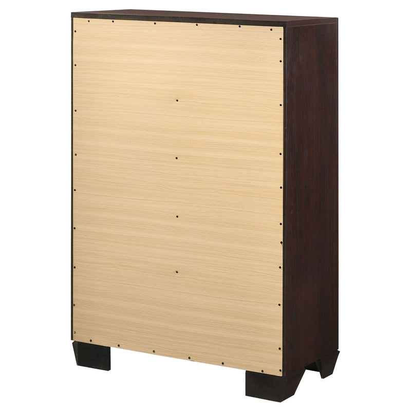 Hadfield - 5 Drawer Chest In Rich - Dark Brown