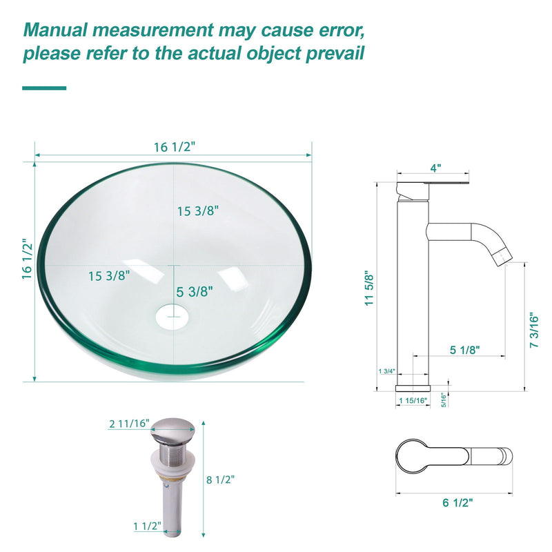 Vessel Sink With Faucet And Pop-Up Drain by HouseOfZazla