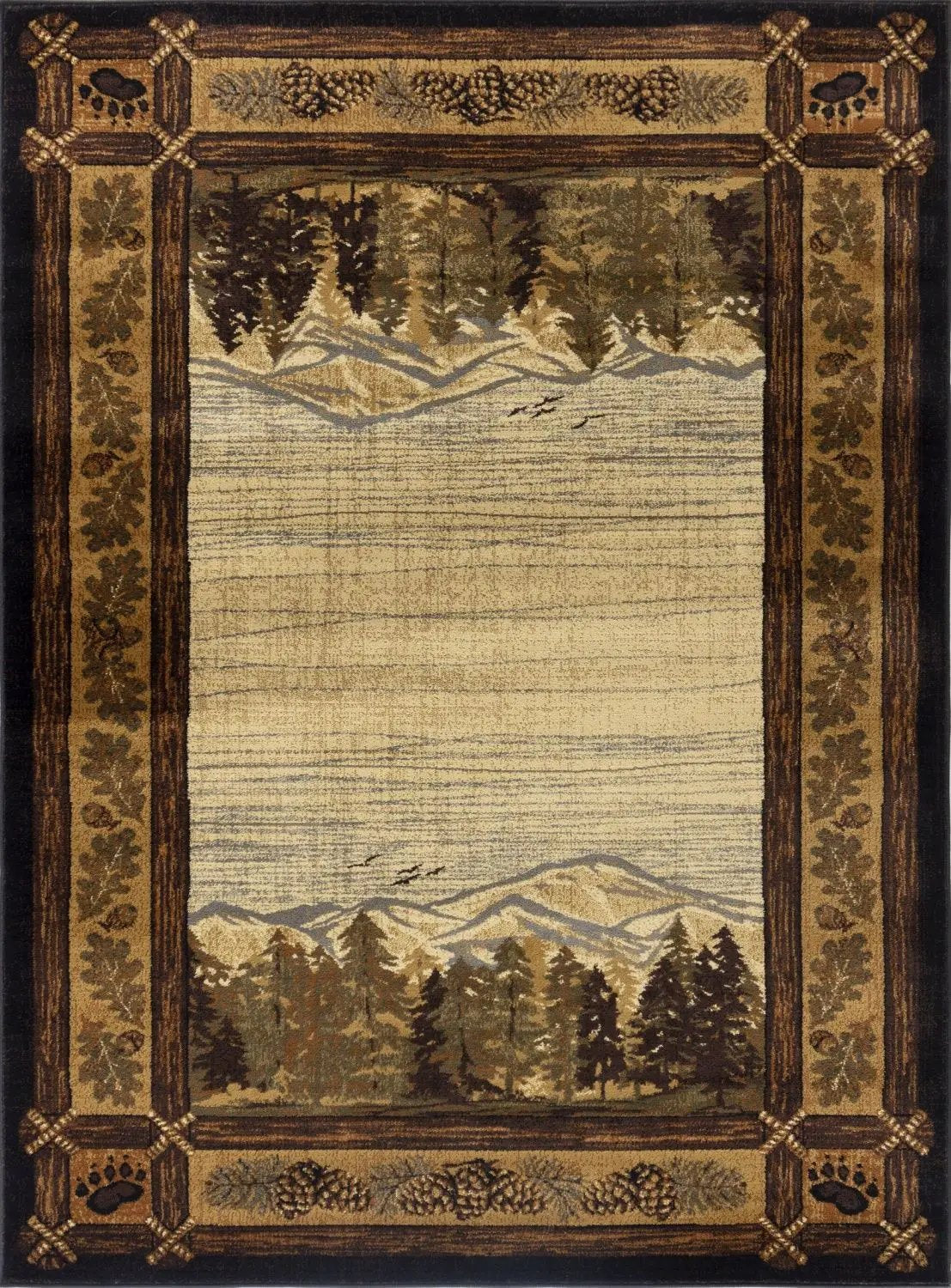 Nature's Nest - GC_CBL3009 Lodge Area Rug by Unique Piece Furniture