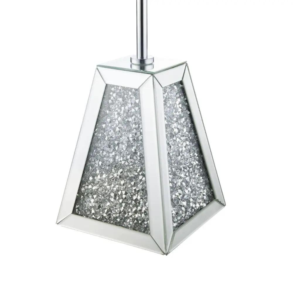 Noralie - 20" Accent Table - Mirrored & Faux Diamonds by Unique Piece Furniture