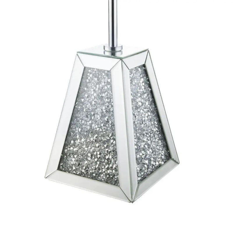 Noralie - 20" Accent Table - Mirrored & Faux Diamonds by Unique Piece Furniture