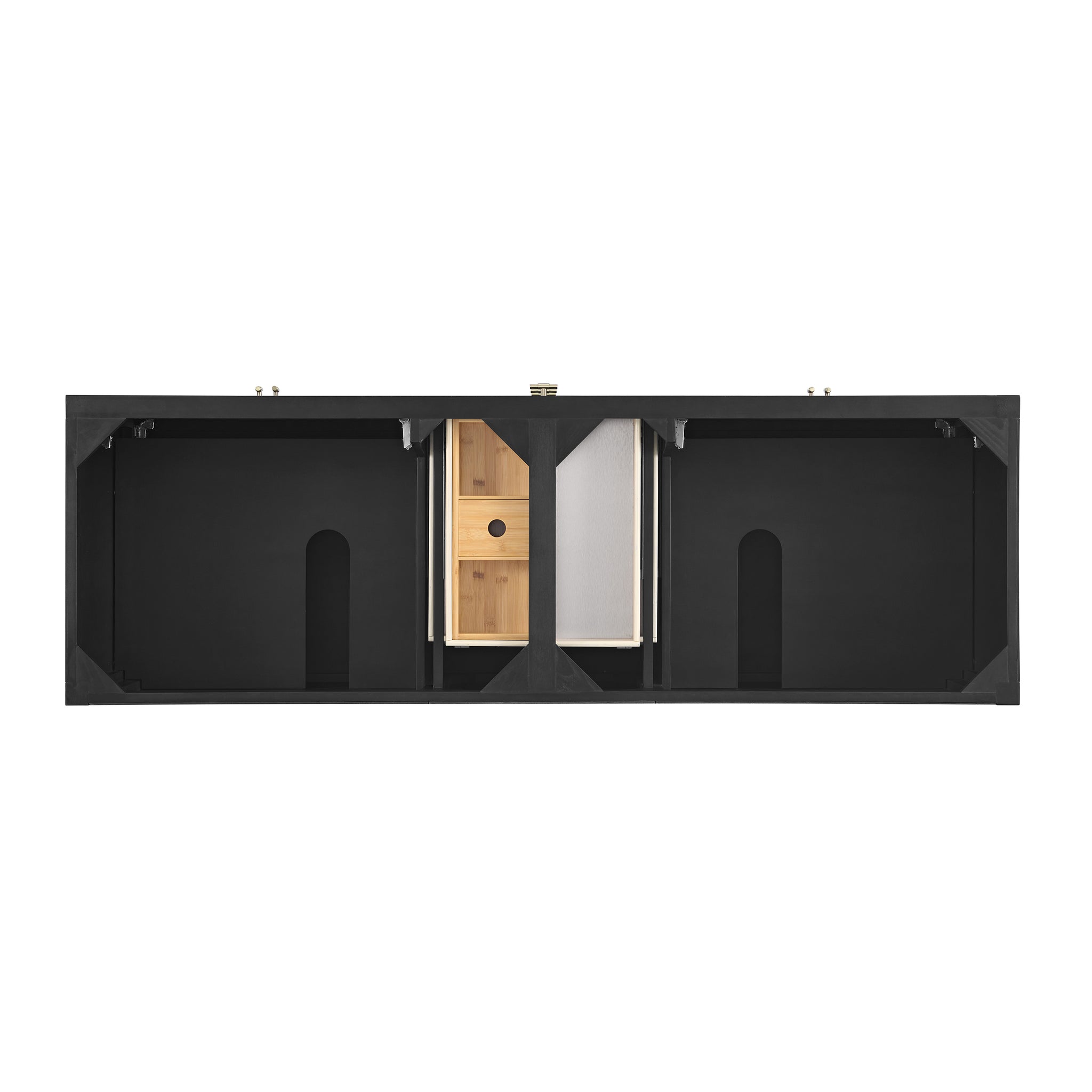 James Martin Myrrin 72" Single Bathroom Vanity, Carbon Oak, view 7